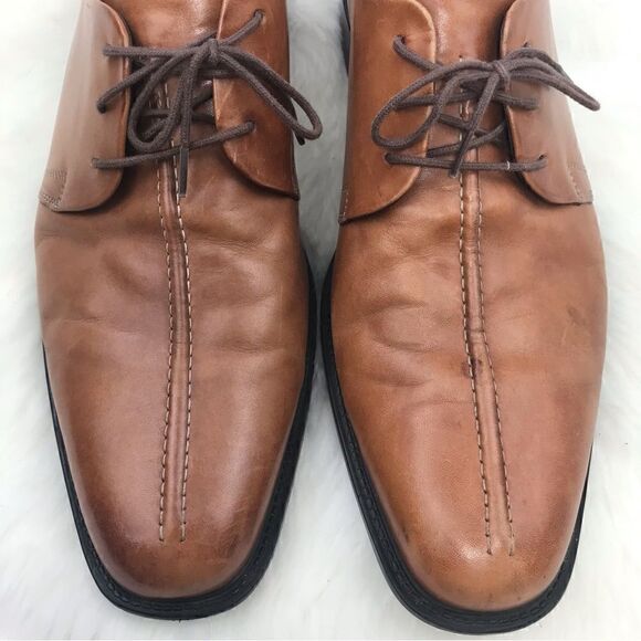 Cole Haan Brown Leather Oxford Lace Up Dress Shoes main image 12